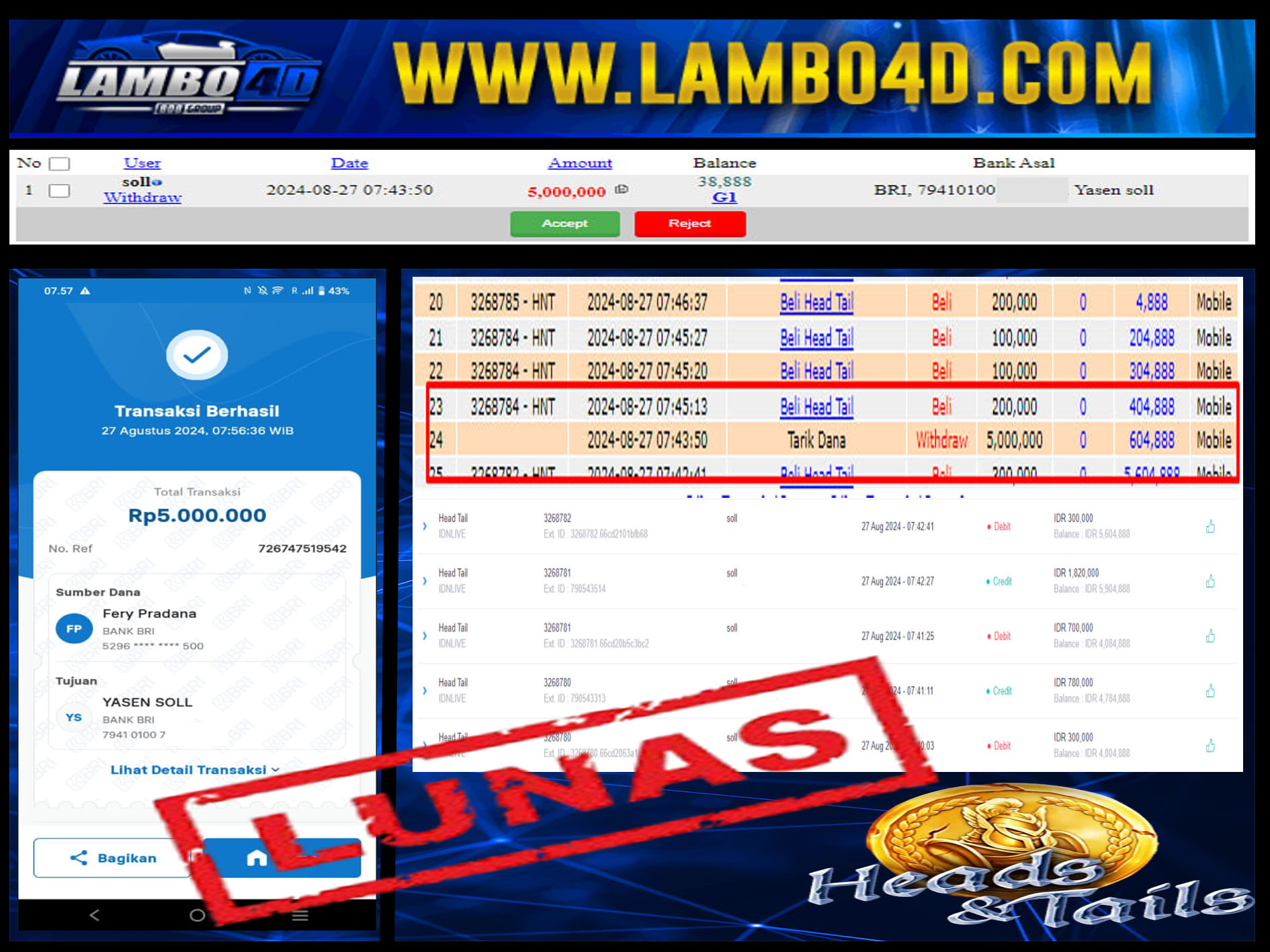 Prediksi LAMBO4D